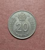 MAĎARSKO. 20 forint 1984